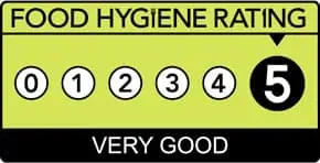 School dining area showcasing high standards of food hygiene.